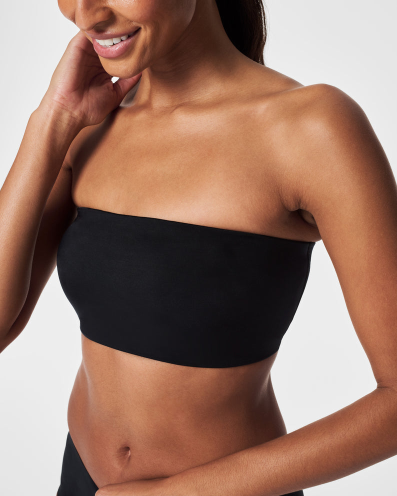 Suit Your Fancy Very Black Bandeau Bra