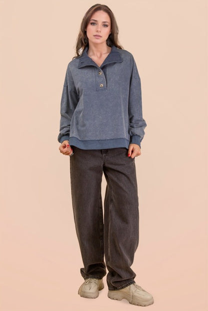 Own The Day Blue Top