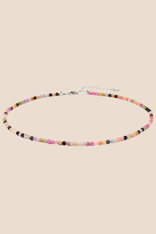 Colorful Dopamine Multi Color Beaded Necklace