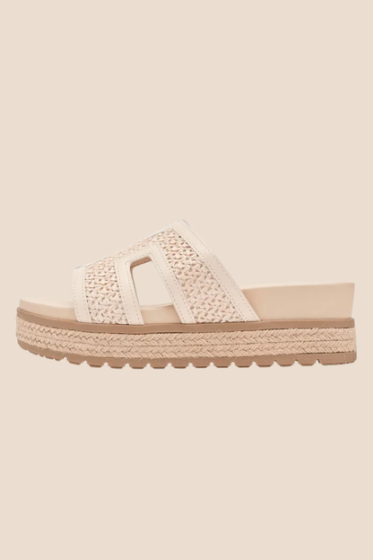 Caleena Bone Platform Sandal