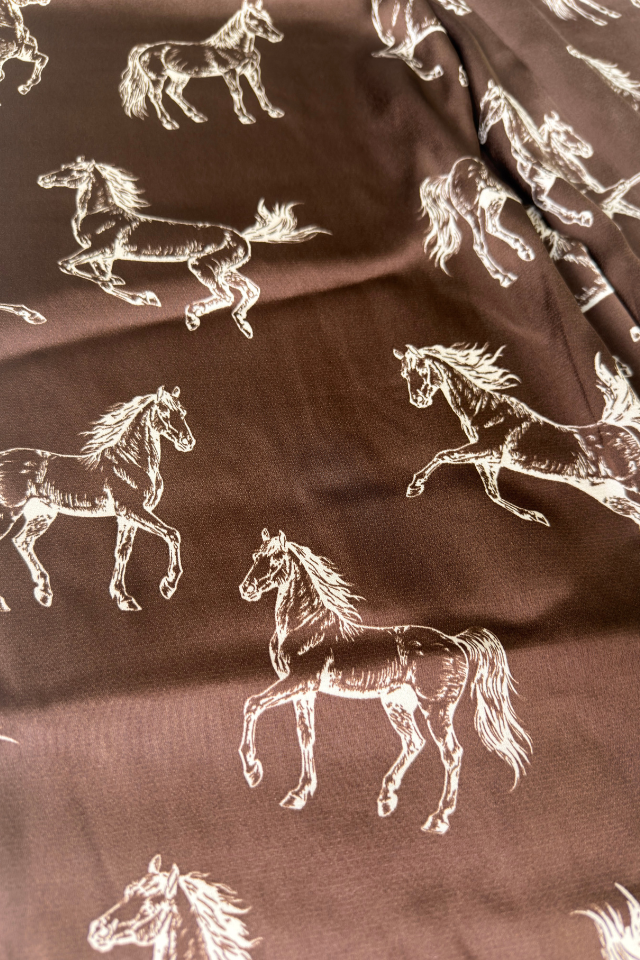 Fancy Horses Brown Pants