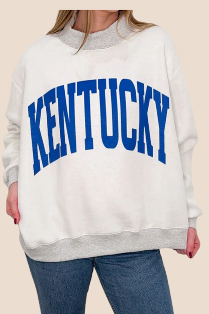 Kentucky Mascot Reversible Grey Sweatshirt