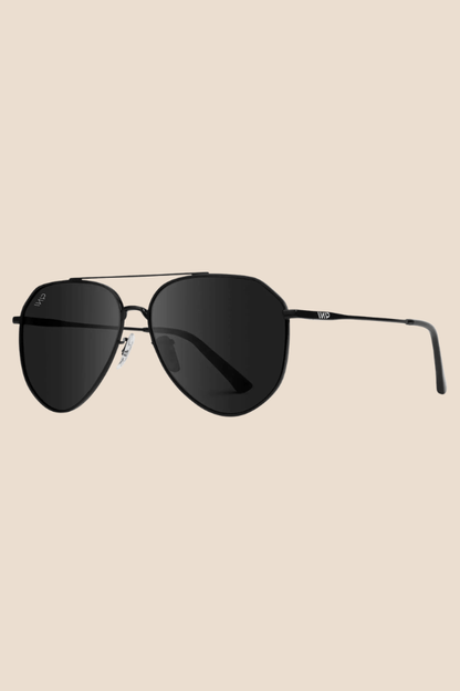 Ramsey Black Frame / Black Lens Polarized Sunglasses
