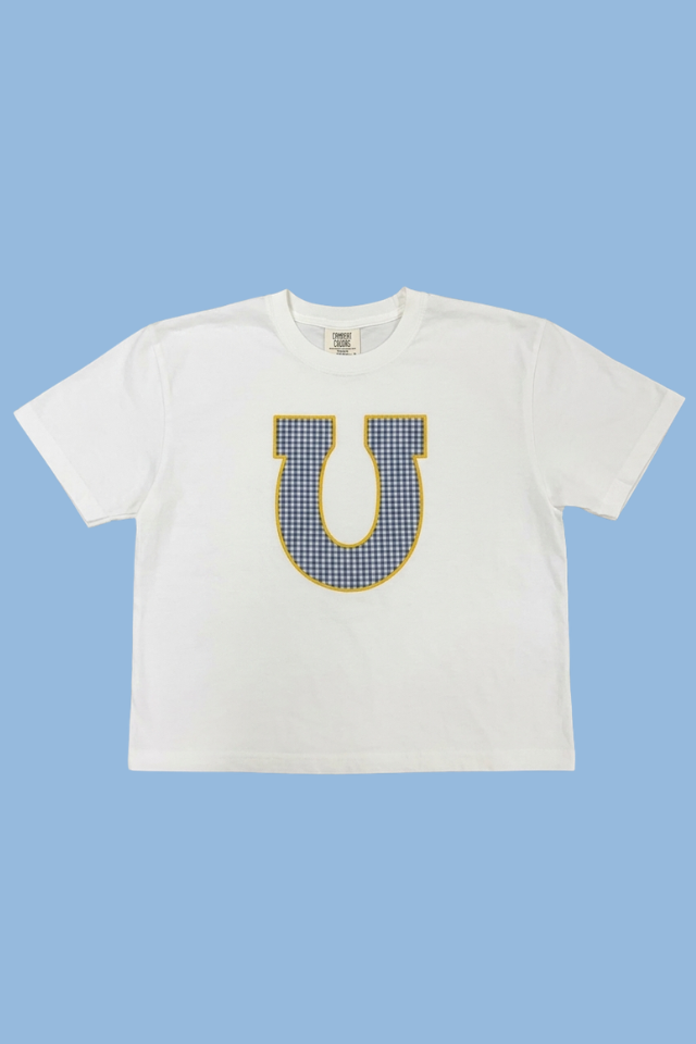 Horseshoe Gingham Tee