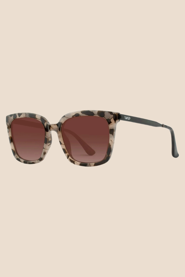 Madison  Blush Pink Tortoise / Gradient Brown Lens Polarized Sunglasses