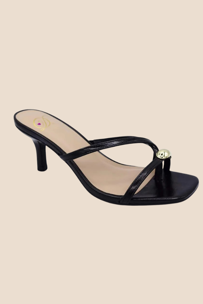 Cane Black Sandal