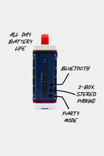 Turtlebox Ranger Waterproof Americana Blue Speaker