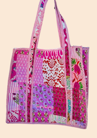 Aurora Patchwork Tote Bag