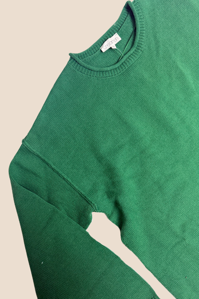 Ever So Classic Green Sweater