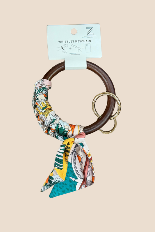 Well Composed Scarf Keychain