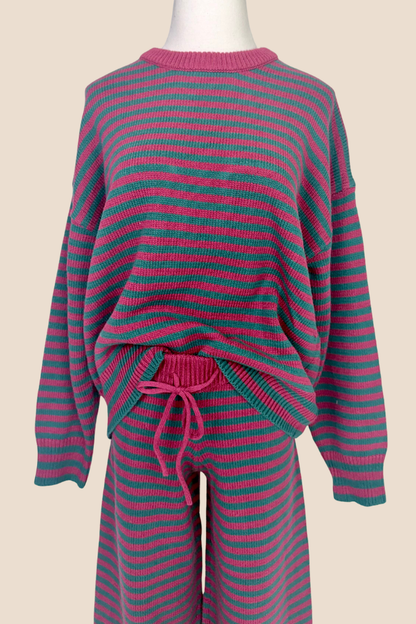 Cozy Days Red Sweater Set