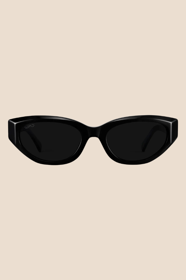 Loreta Black / Triple Black Lens Polarized Sunglasses