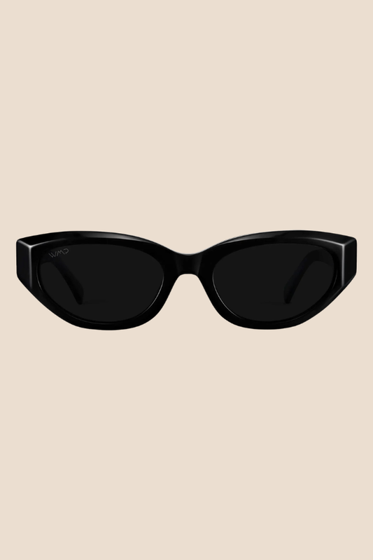 Loreta Black / Triple Black Lens Polarized Sunglasses
