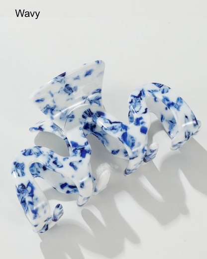 Coastal Blue Hair Clip
