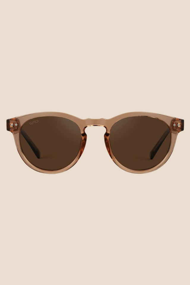 Tate Light Crystal Brown / Brown Lens Polarized Sunglasses
