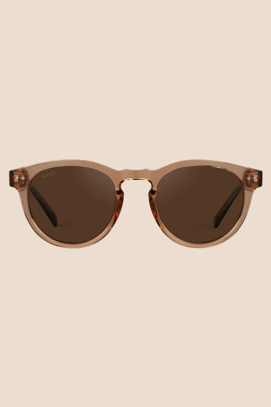 Tate Light Crystal Brown / Brown Lens Polarized Sunglasses
