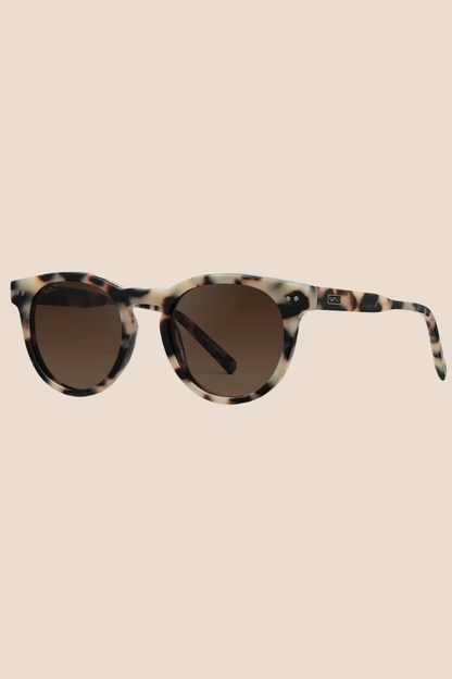 Tate Beige Tortoise / Brown Gradient Lens Polarized Sunglasses