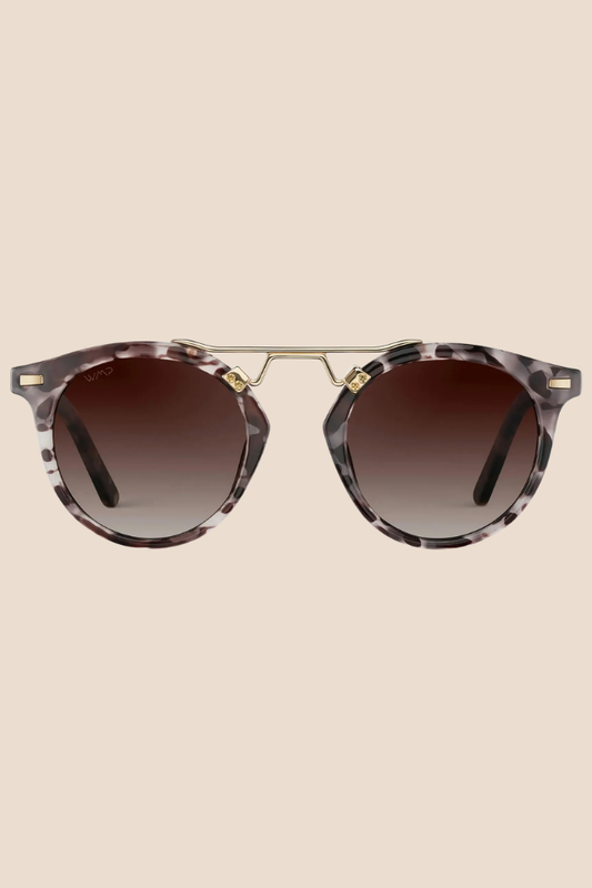 Skyler Beige Tortoise / Brown Lens Polarized Sunglasses