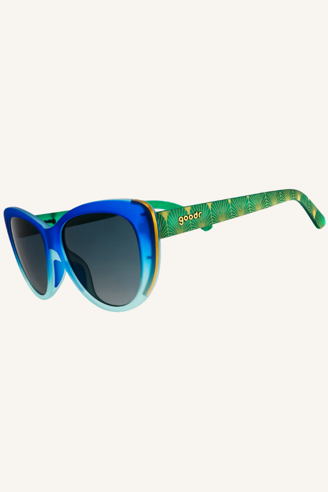 Glam G Rhonda's Peacock Palace Polarized Sunglasses