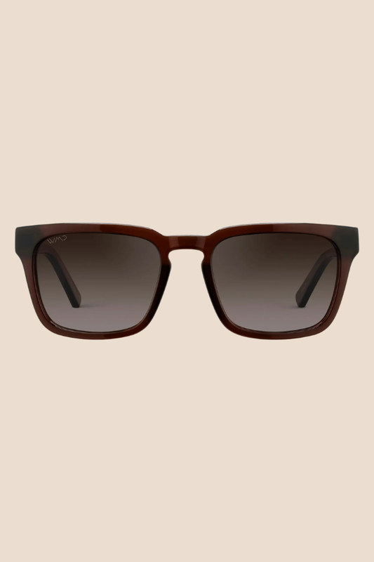 Maverick Burnt Cedar Brown / Brown Gradient Lens Polarized Sunglasses
