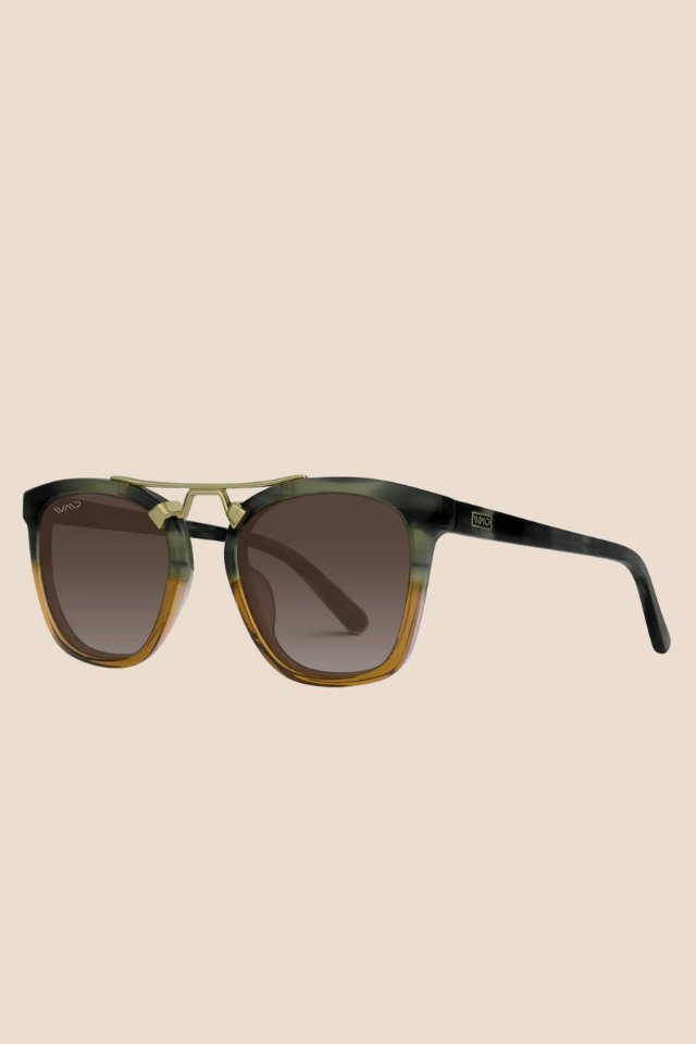 Demi Desert Sage / Brown Gradient Lens Polarized Sunglasses
