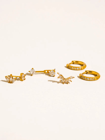 Novaé Crystal Mix Earring Set