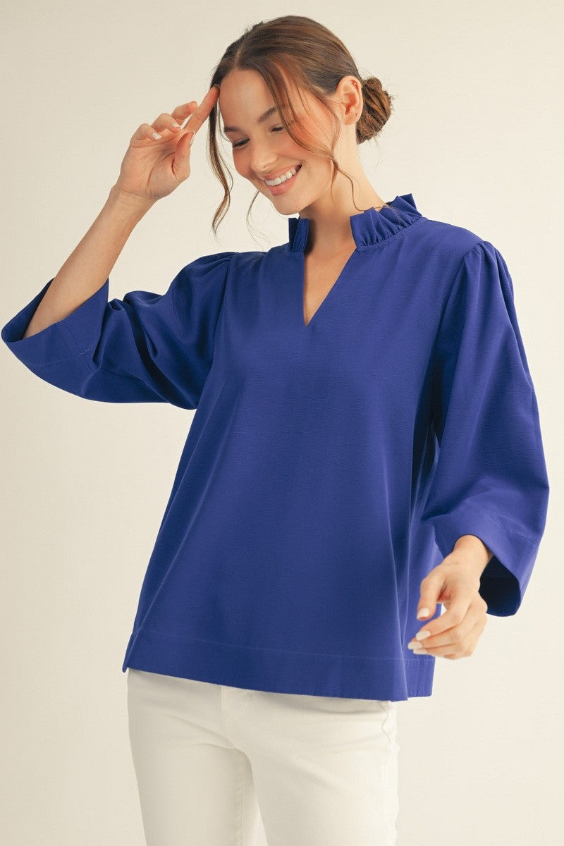 That Means Everything Royal Blue Top