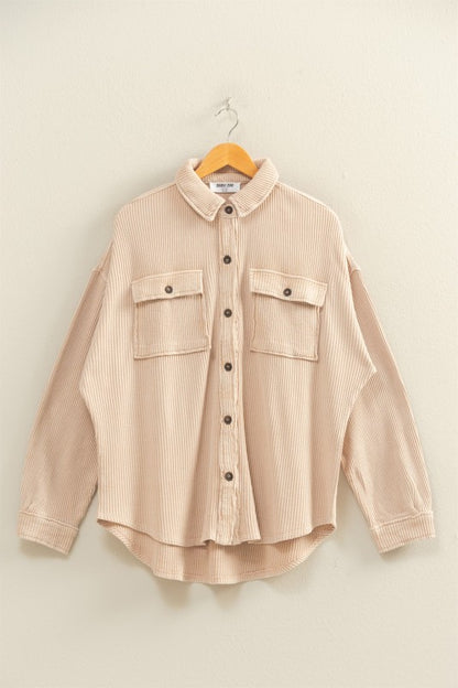 For the Story Taupe Top