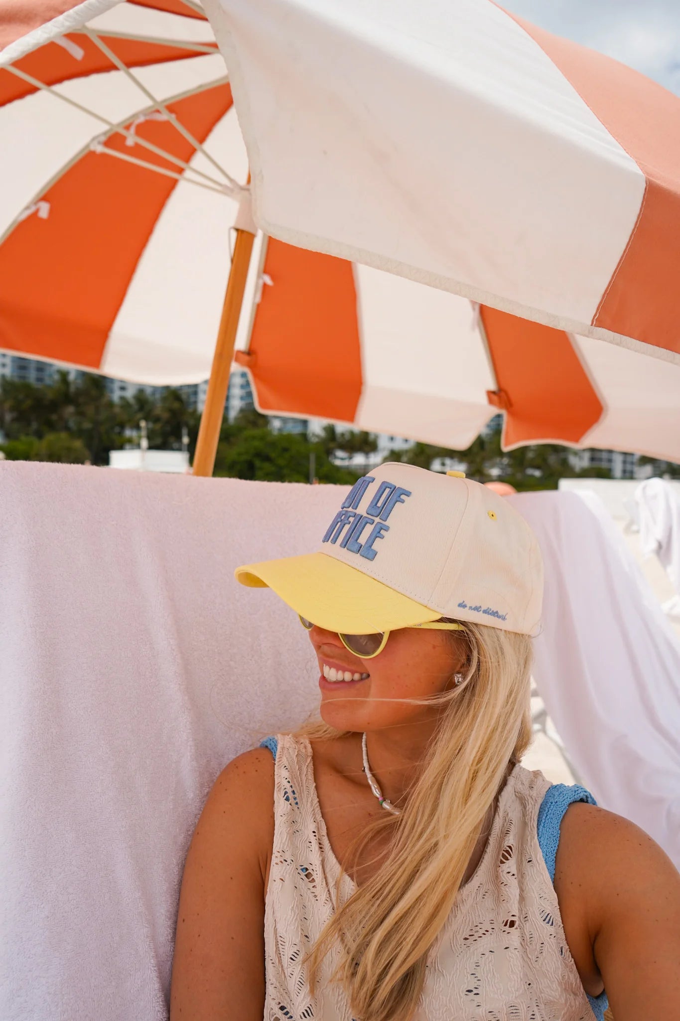 Out of Office Butter Yellow Cap