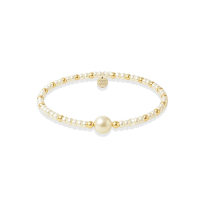 Aria 14K Gold Filled Pearl Beaded Bracelet