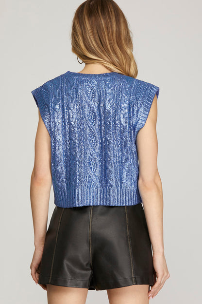 Hidden Treasure Blue Top