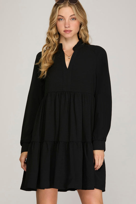 Open Season Black Dress