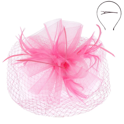 Racing Rose Fascinator