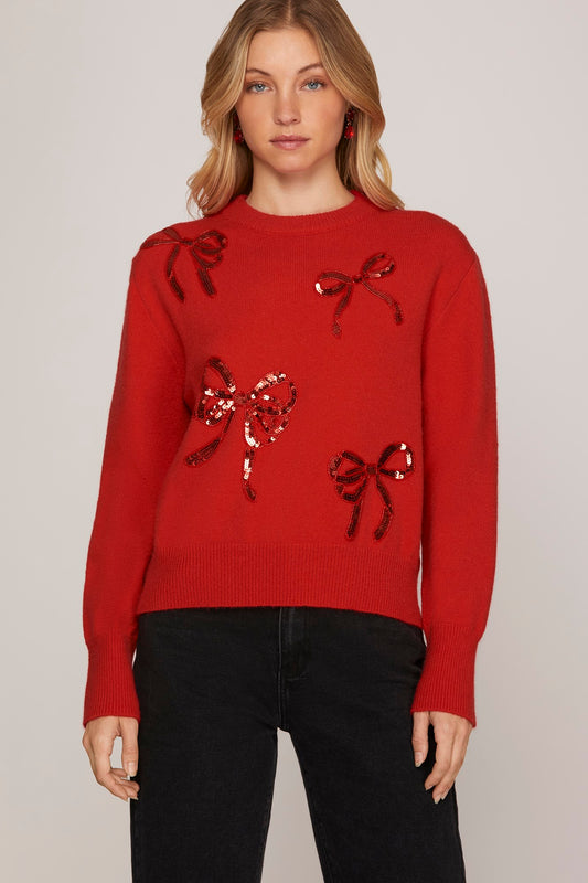 Radiant Ribbon Sweater
