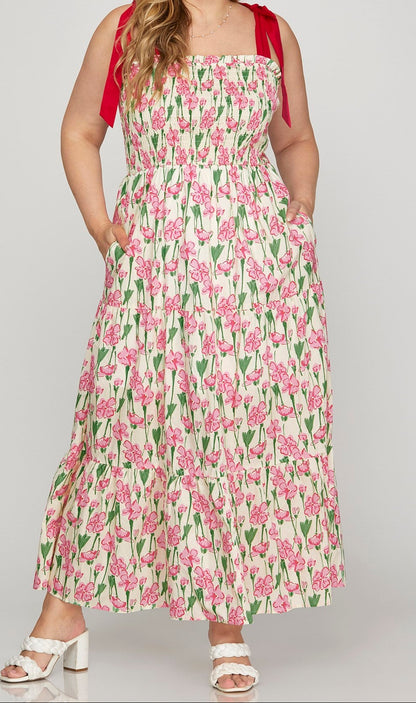 Every Sunday Pink Dress