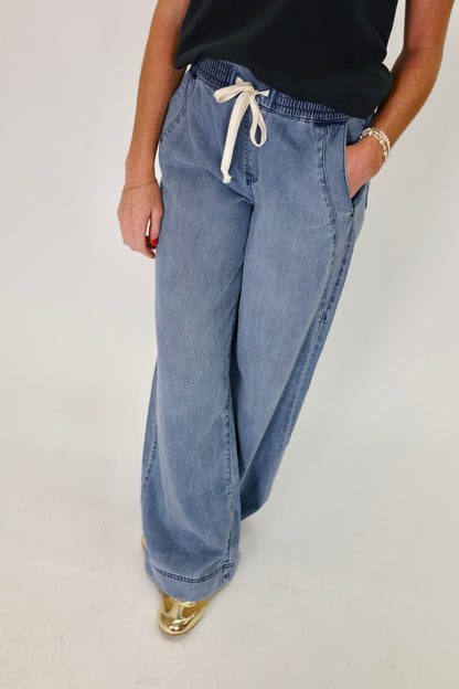 Nori Pull-on Super Wide Leg Denim