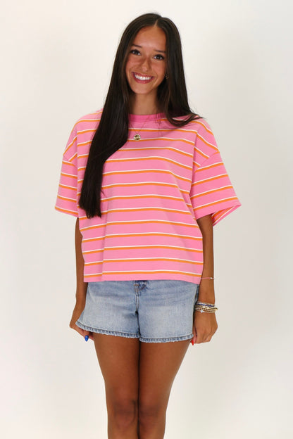 Sunny Side Pink Top