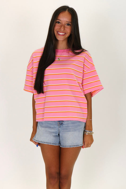 Sunny Side Pink Top