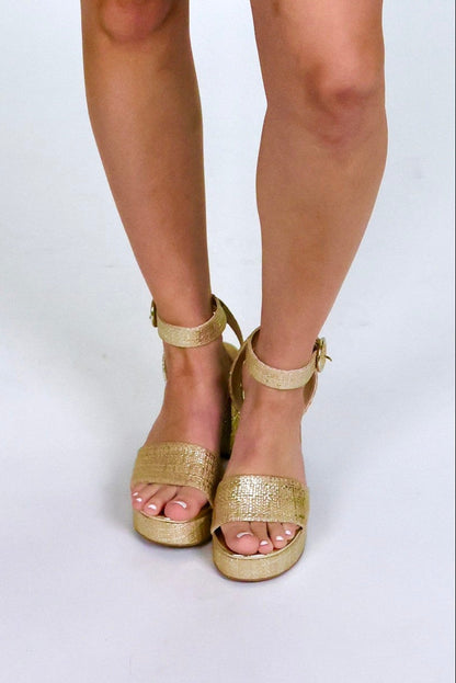 Renee Gold Sandal