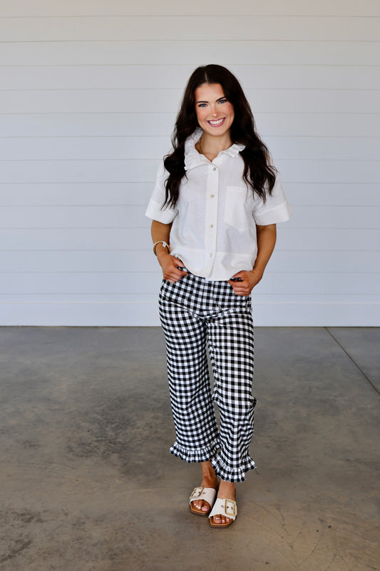 Morning Coffee Black Pants