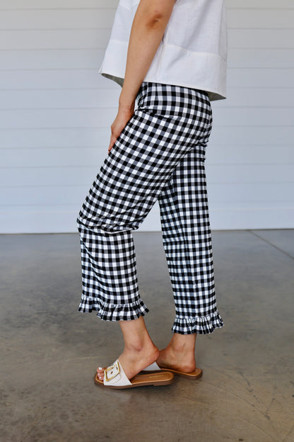 Morning Coffee Black Pants