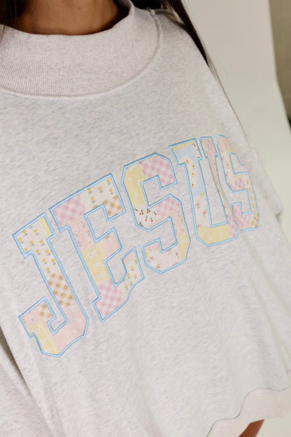 Jesus Embroidered Sweatshirt
