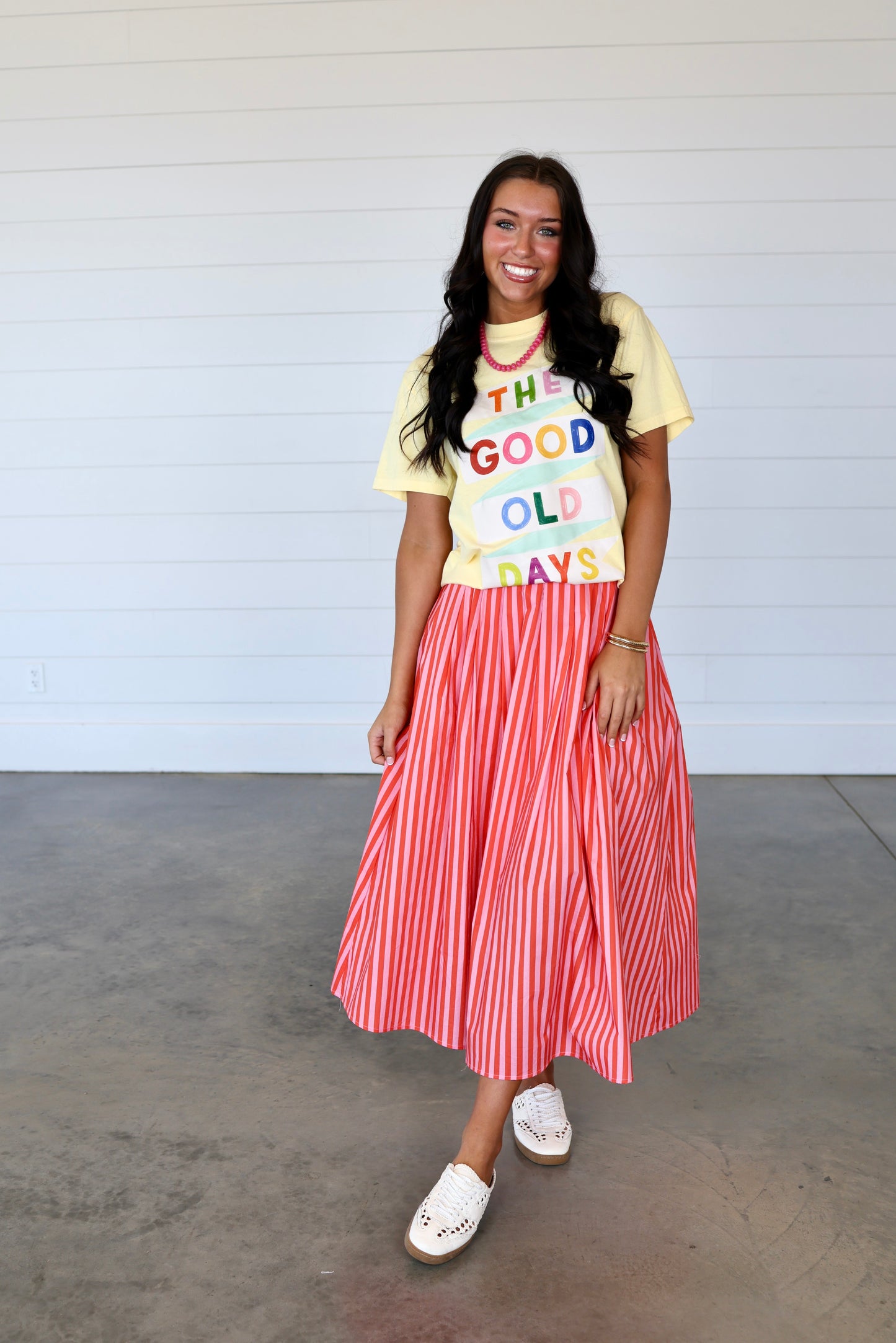 Good Old Days Banner Graphic Tee