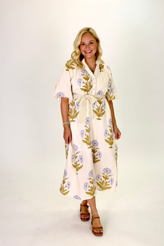 Petal Promises Cream Honey Dress