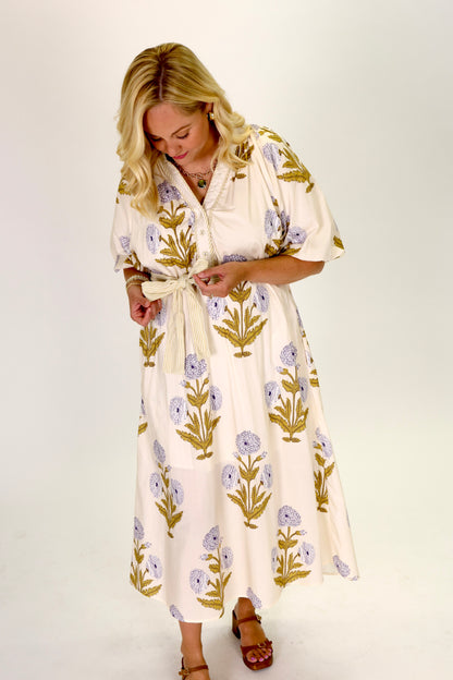 Petal Promises Cream Honey Dress