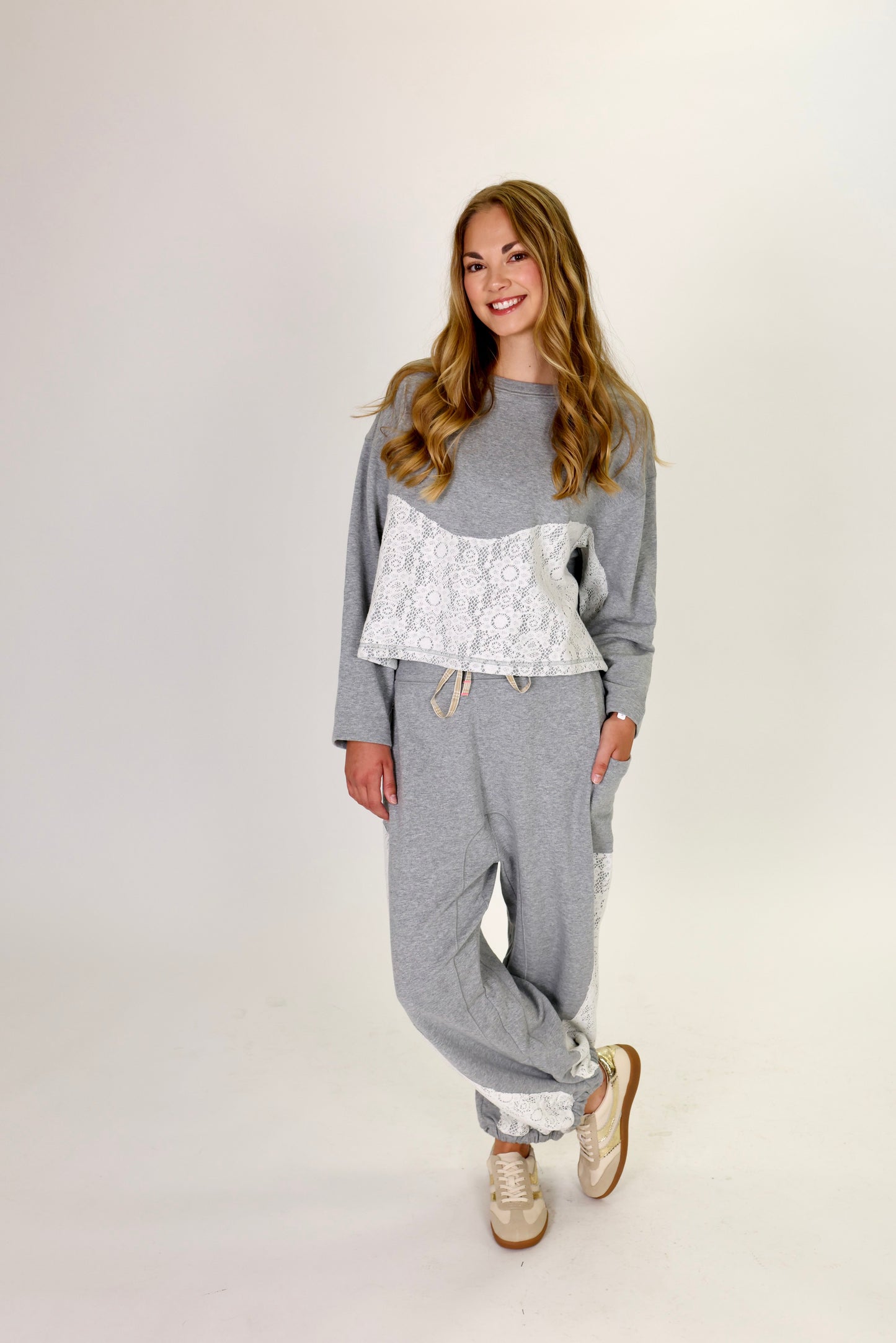 Sunday Best Heather Grey Lounge Set