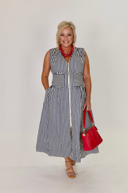 Coastline Cruise Midi Dress