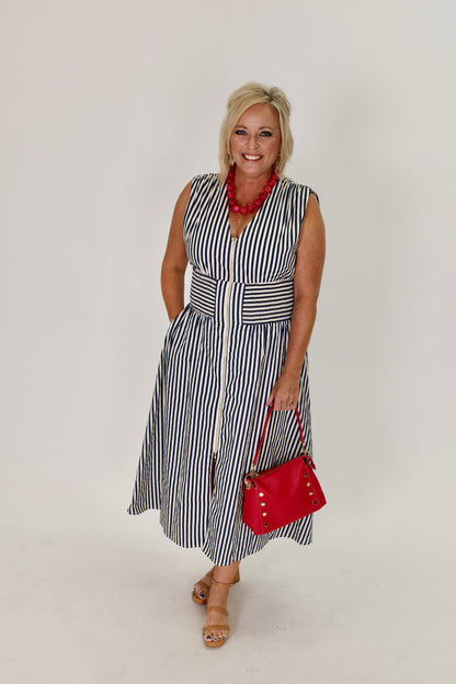 Coastline Cruise Midi Dress