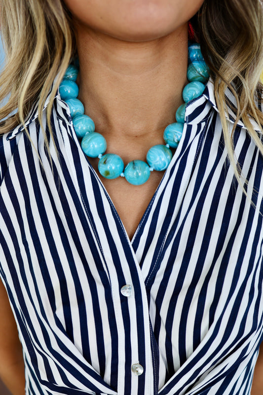 Marble Turquoise Necklace