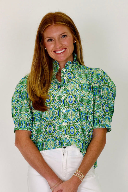 Groovy Blue Top